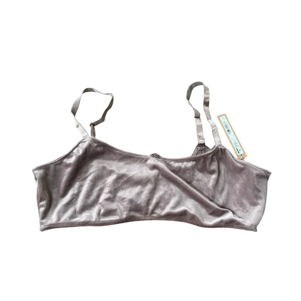 SKIMS Velvet Swim Bandeau Top Umber Brown BT-SCP-8324W NWT Size 2X